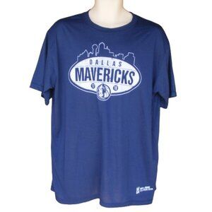 DALLAS MAVERICKS Tee, XL, Special Edition vs Orlando Magic, Blue, Short Sleeve